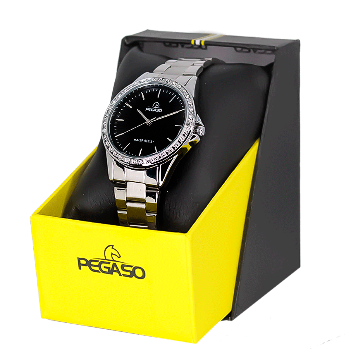 Reloj Pegaso P6539S-070101A Femenino - Dama - Mujer Metálico Plateado